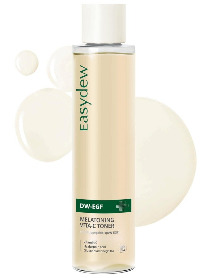 EASYDEW DW-EGF Peptide M Vita-C Toner – Revitalizing Exfoliating Hydrating Toner for Sensitive Skin with Glutathione, Vitamin C, Niacinamide and PHA - Skin Softening & Clearing Booster, 5.07 fl.oz. - Image 1